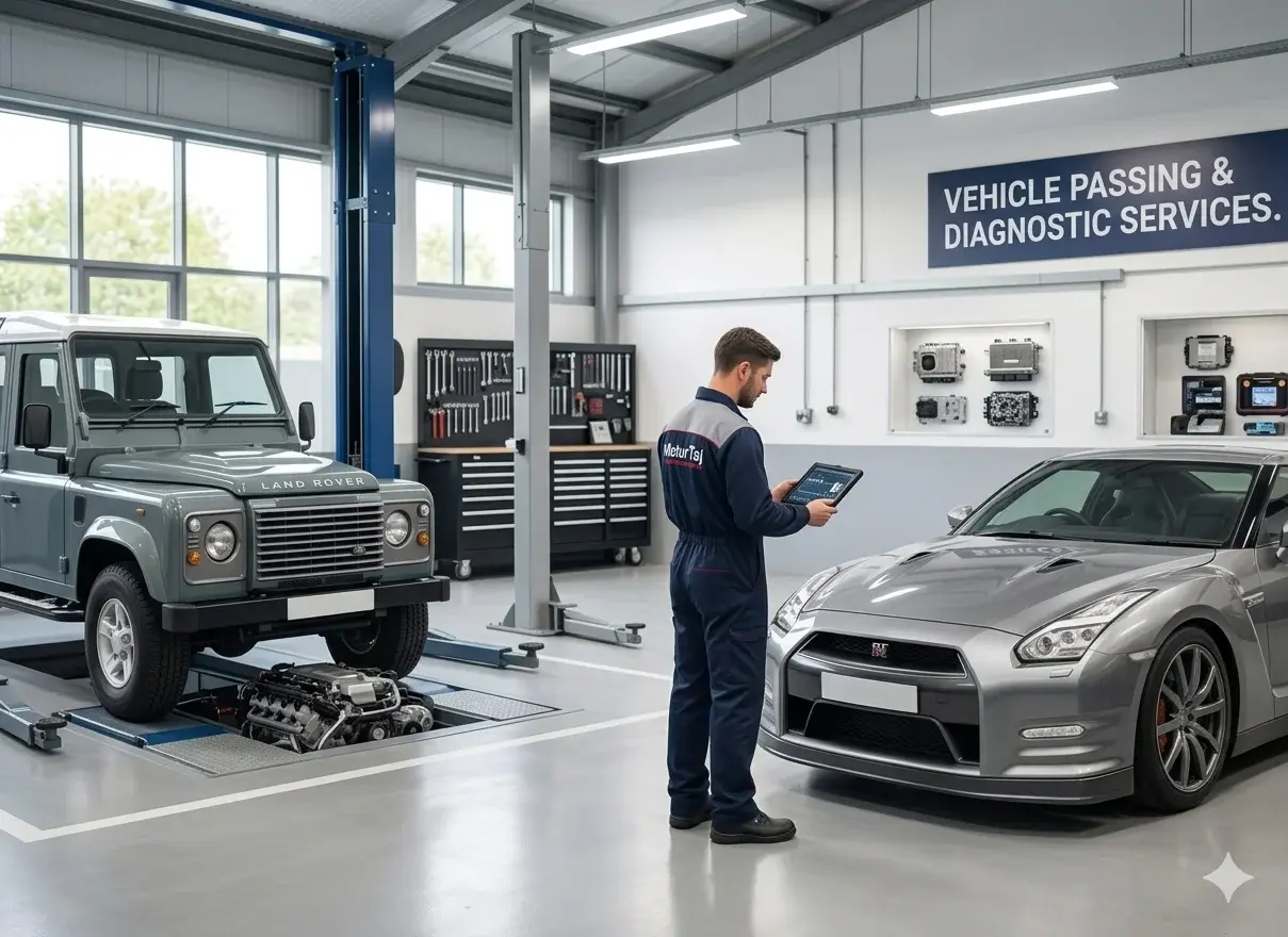 professional vehicle inspection workshop dubai
